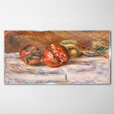 Fruit still lifes Glass art print