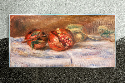 Fruit still lifes Glass art print