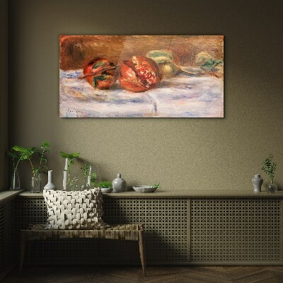 Fruit still lifes Glass art print