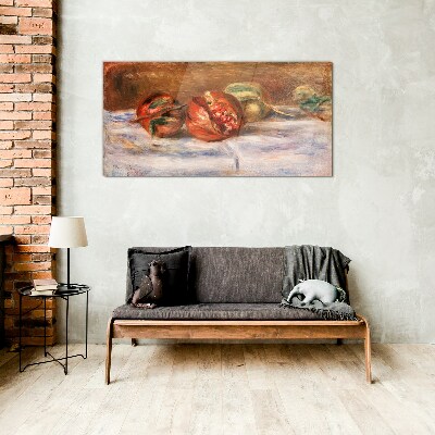 Fruit still lifes Glass art print