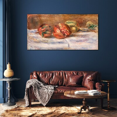 Fruit still lifes Glass art print