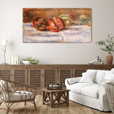 Fruit still lifes Glass art print