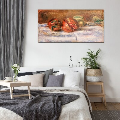 Fruit still lifes Glass art print