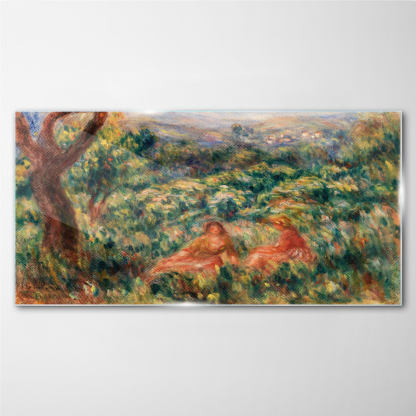 Summer Afternoon in the Garden Glass art print