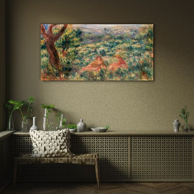 Summer Afternoon in the Garden Glass art print