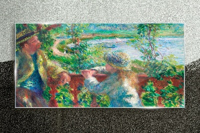 Summer afternoon on the river Glass art print