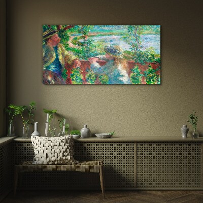 Summer afternoon on the river Glass art print