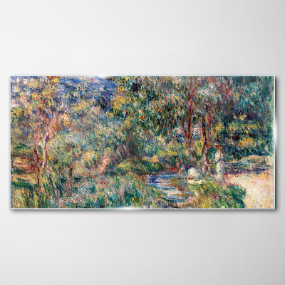 Summer Afternoon in the Park Wall art on glass