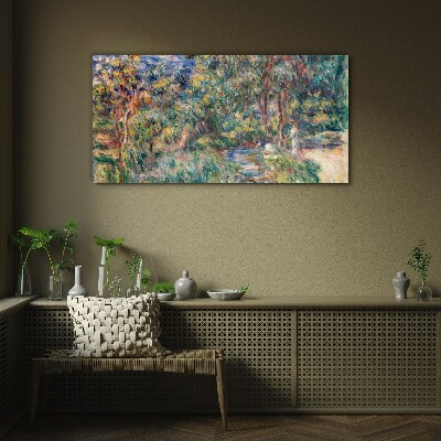 Summer Afternoon in the Park Wall art on glass