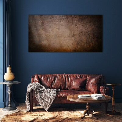 Abstract texture of earthy tones Glass art print
