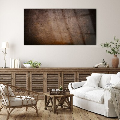 Abstract texture of earthy tones Glass art print