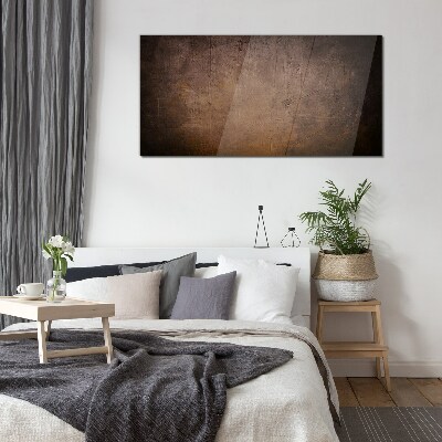 Abstract texture of earthy tones Glass art print