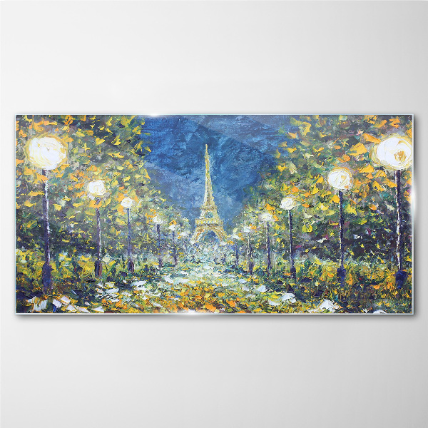 Evening in Paris Glass art print