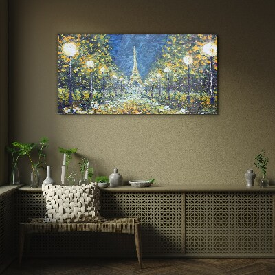 Evening in Paris Glass art print