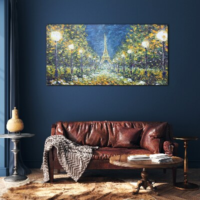 Evening in Paris Glass art print