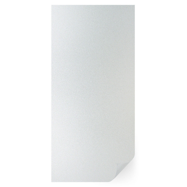 Privacy window film with translucent finish