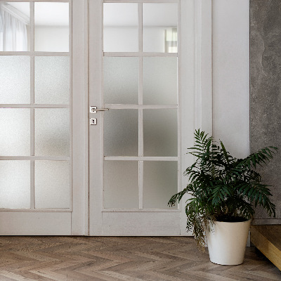 Privacy window film with translucent finish
