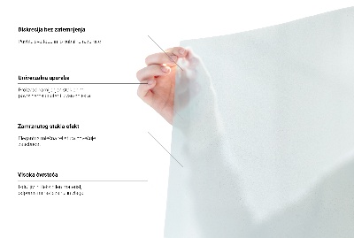 Privacy window film with translucent finish