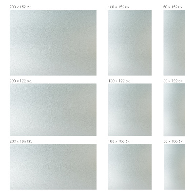 Privacy window film with translucent finish