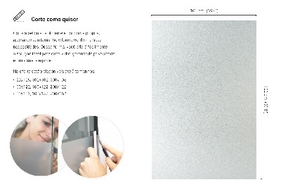 Privacy window film with translucent finish