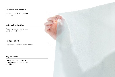 Privacy window film with translucent finish