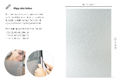 Privacy window film with translucent finish