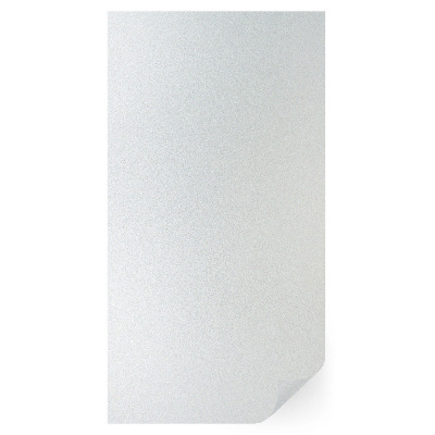 Privacy window film with translucent finish