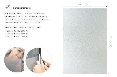 Privacy window film with translucent finish