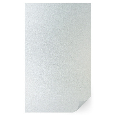 Privacy window film with translucent finish