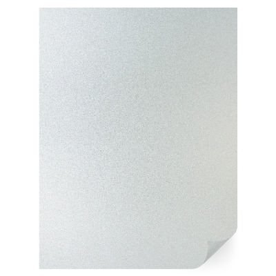 Privacy window film with translucent finish