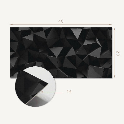 Square tv wall panel Abstract 3D structure