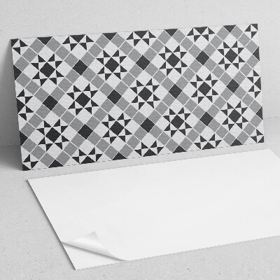 Square wall panel Geometric pattern with stars