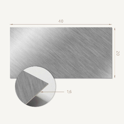 Square tv wall panel Metal surface texture