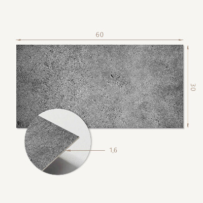 Square tv wall panel Raw concrete texture