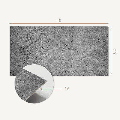 Square tv wall panel Raw concrete texture