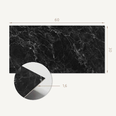 Square wall panel Elegant marble with veins