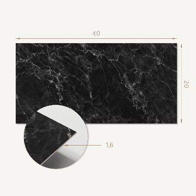 Square wall panel Elegant marble with veins