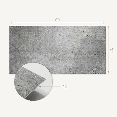 Square tv wall panel Raw concrete texture