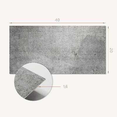 Square tv wall panel Raw concrete texture