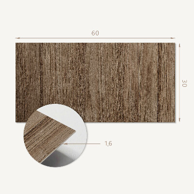 Square wall panel Natural wood texture