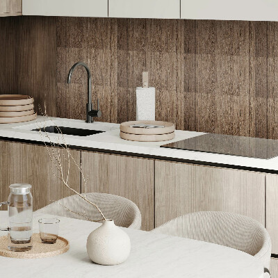 Square wall panel Natural wood texture