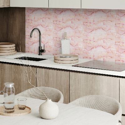 Square wall panel Marble pattern with waves