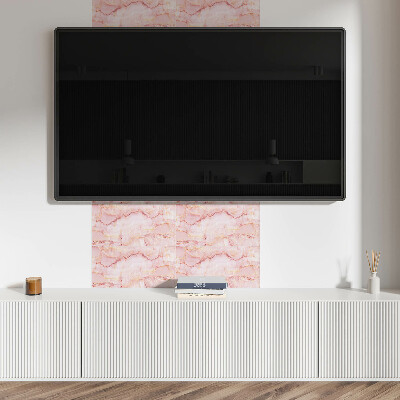 Square wall panel Marble pattern with waves