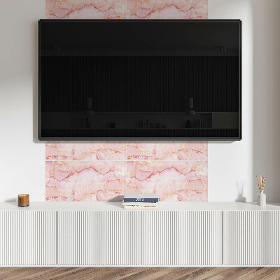 Square wall panel Marble pattern with waves