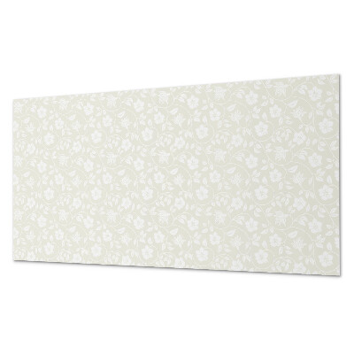 Pvc wall panel Floral pattern on the background