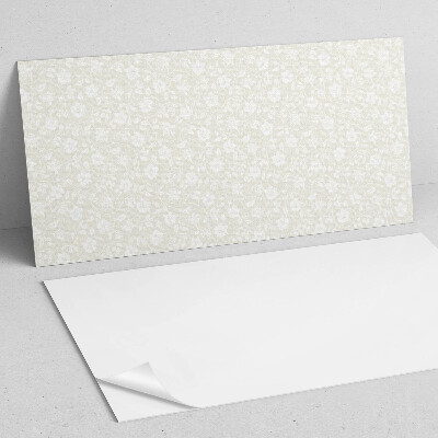 Pvc wall panel Floral pattern on the background
