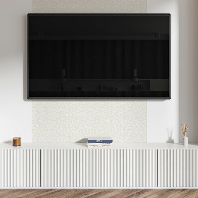 Pvc wall panel Floral pattern on the background