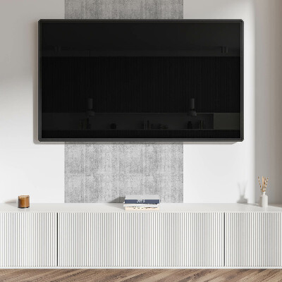 Square tv wall panel Concrete texture with scratches