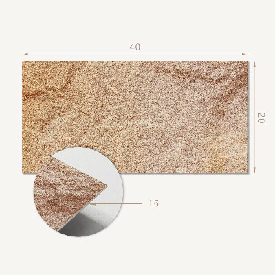 Square tv wall panel Natural stone texture