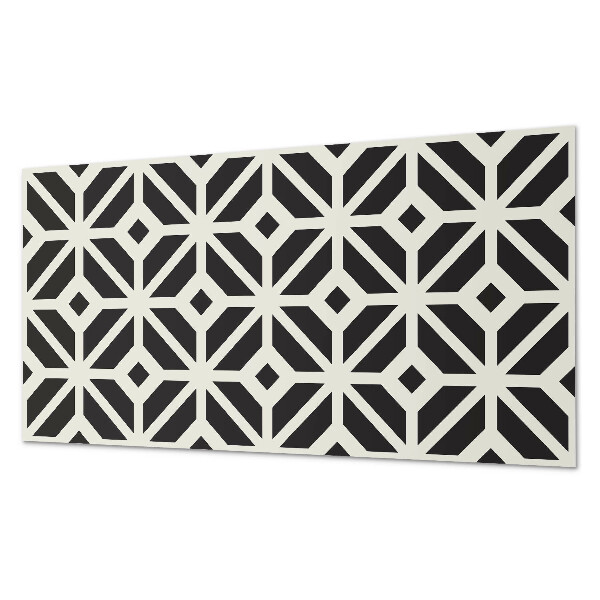Square tv wall panel Geometric pattern with rhombuses